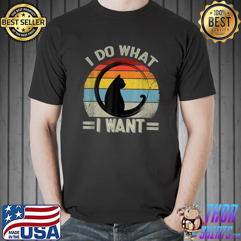 Nice I Do What I Want Cat T-Shirt Unisex