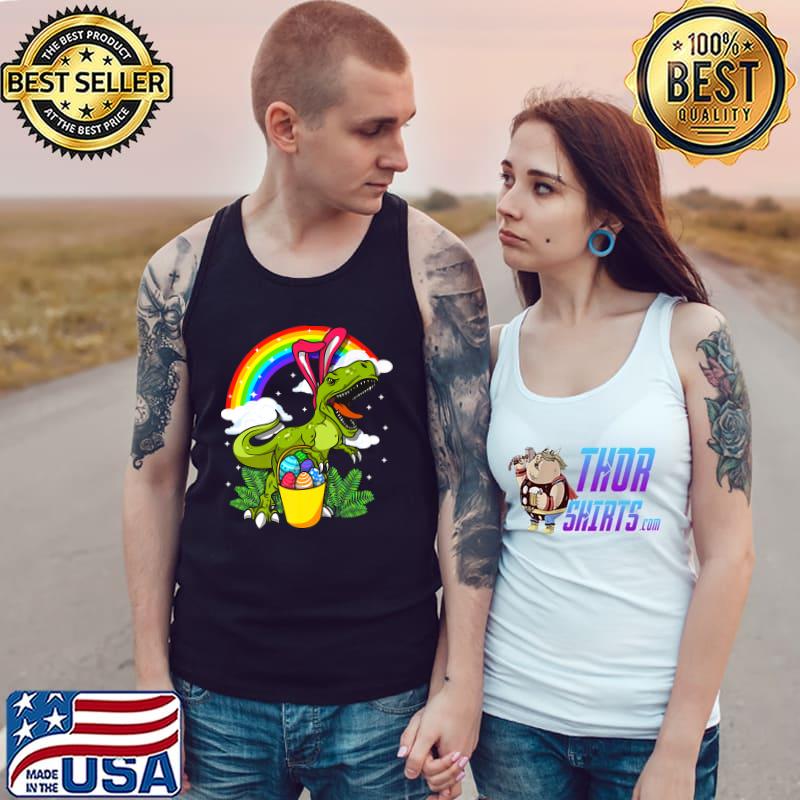 Official Easter Bunny Dinosaur T Rex Costume Adults Boys Girls Kids Premium T-Shirt