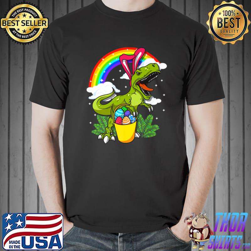 Official Easter Bunny Dinosaur T Rex Costume Adults Boys Girls Kids Premium T-Shirt Unisex