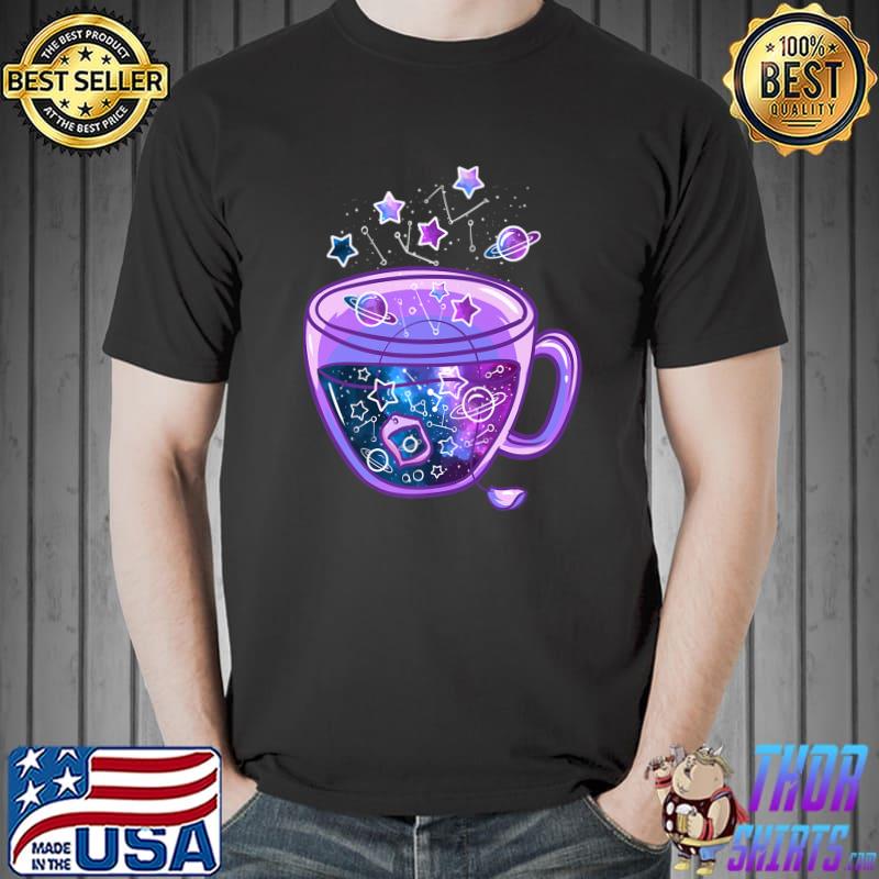 Official Galaxy Cup - Vaporwave Japanese Art Cup Of Galaxy Tea Premium T-Shirt Unisex