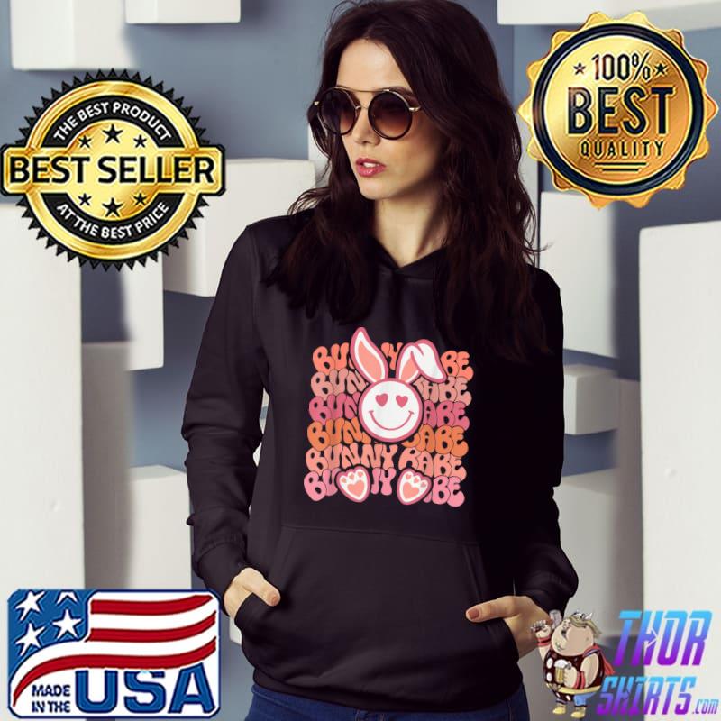 Official Kids Easter Shirt Bunny Babe Funny Bunny Smile Face Easter T-Shirt Hoodie
