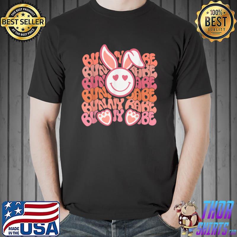 Official Kids Easter Shirt Bunny Babe Funny Bunny Smile Face Easter T-Shirt Unisex