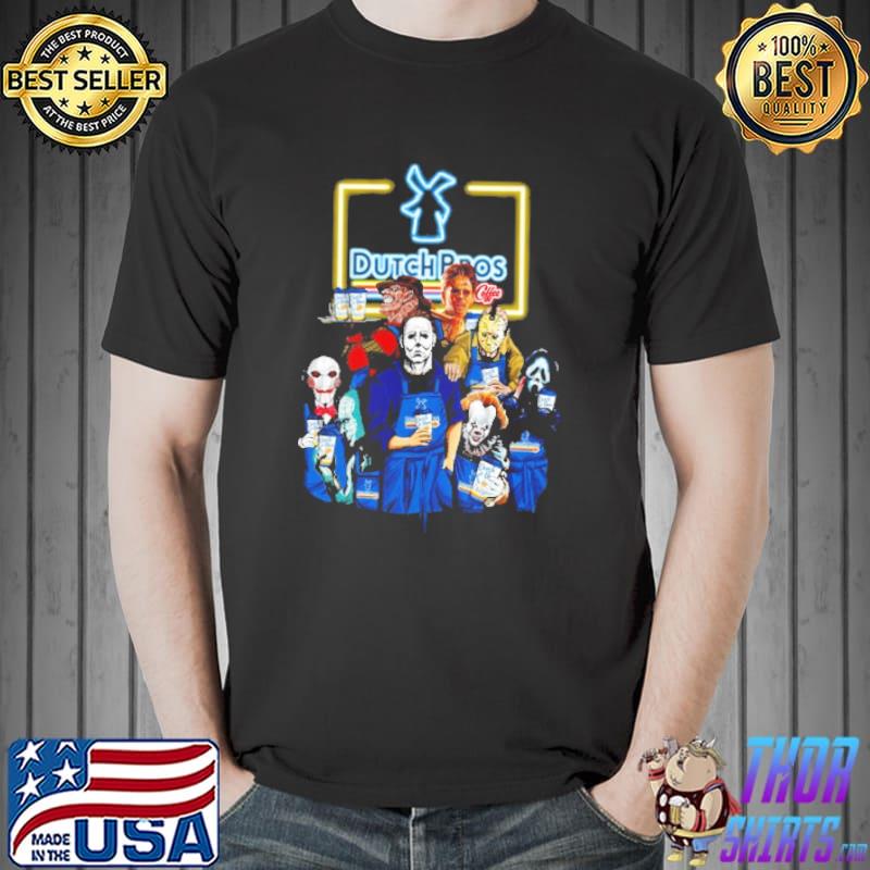 Pennywise Freddy Krueger Jason Voorhees Ghostface Dutch Bros Shirt Unisex