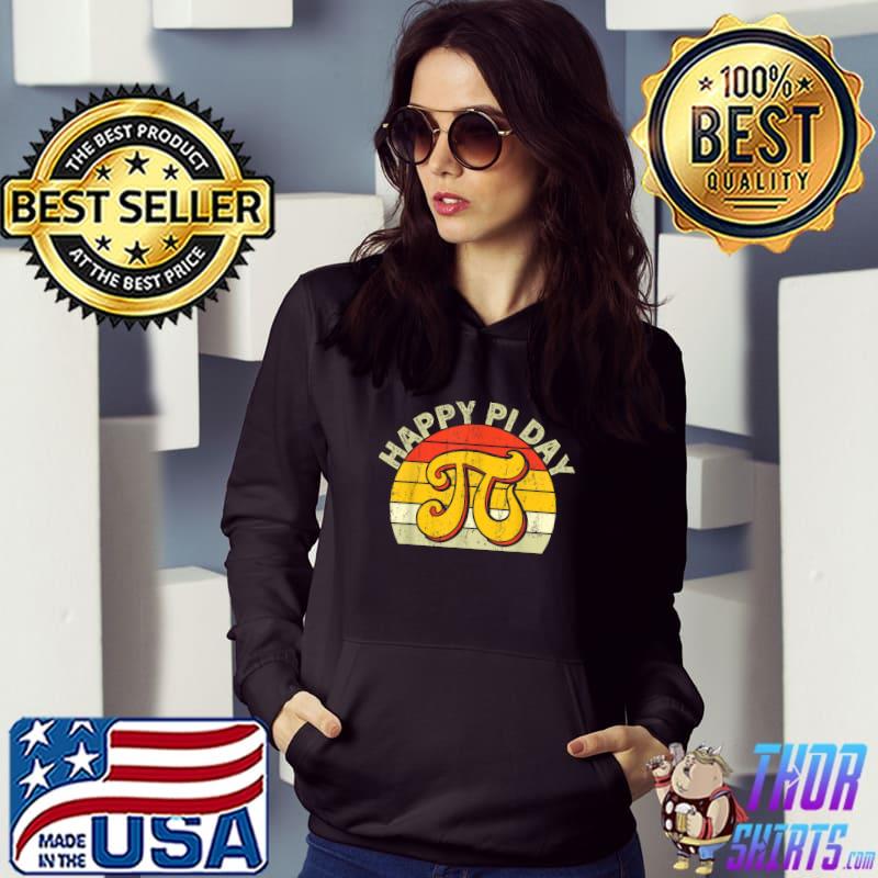 Pi Math Science STEM Gift 3.14 Pi Day Vintage Retro T-Shirt Hoodie