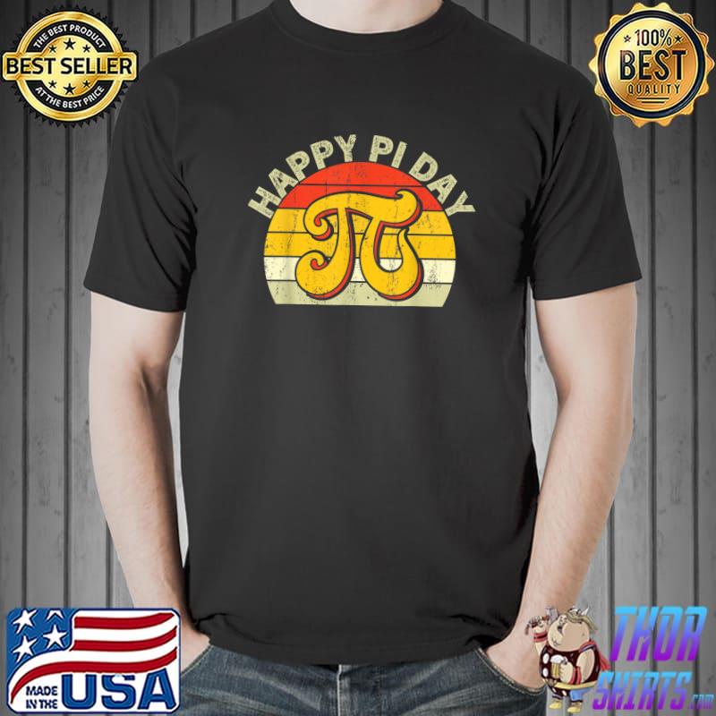 Pi Math Science STEM Gift 3.14 Pi Day Vintage Retro T-Shirt