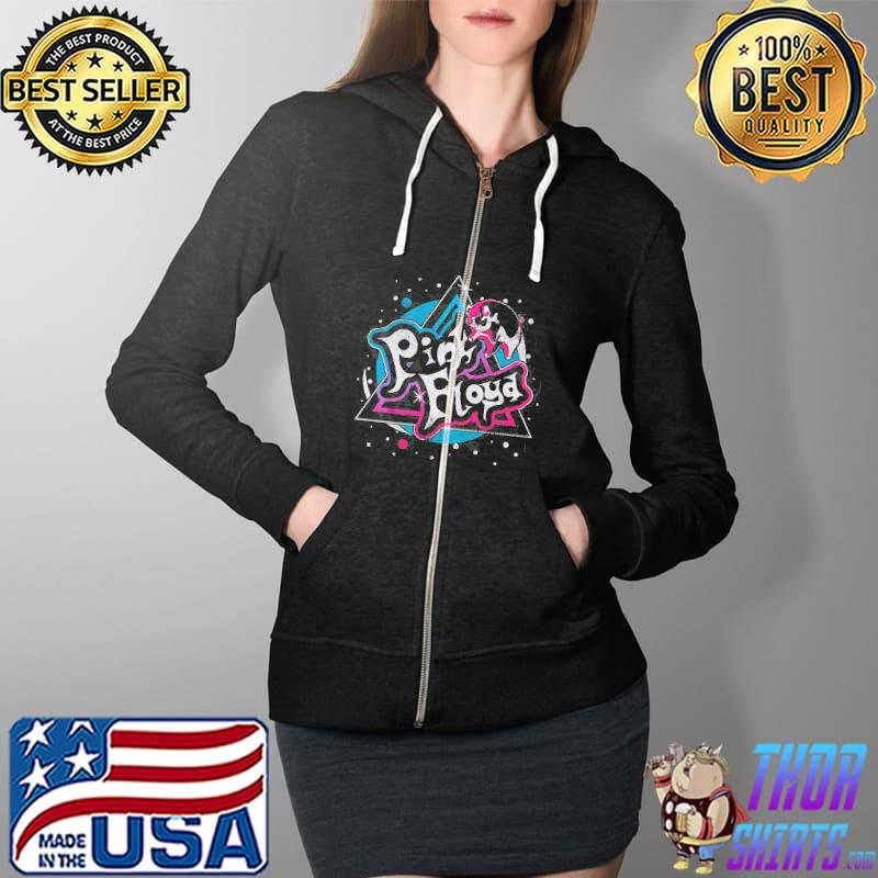 Pink Floya Shirt Full Zip Hooded