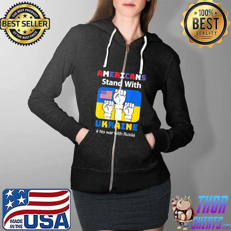 Pray For Ukraine Ukrainians Ukrainian Slava Ukraini T-Shirt Full Zip Hooded