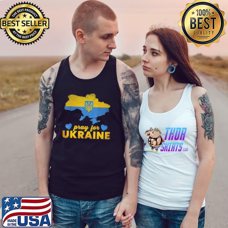 Pray for ukrainestop the war support ukrainians Tank Top