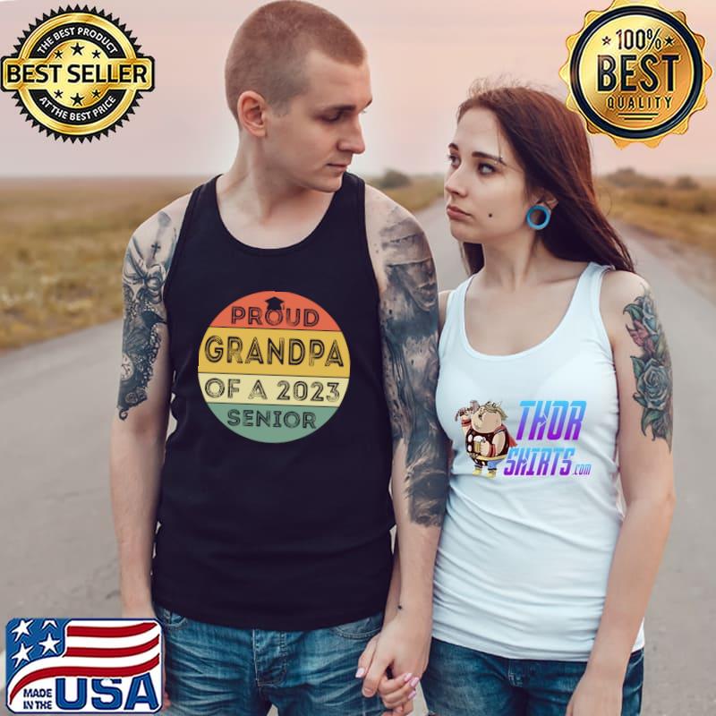 Proud Grandpa of a 2023 Senior 23 Graduation Vintage T-Shirt Tank Top