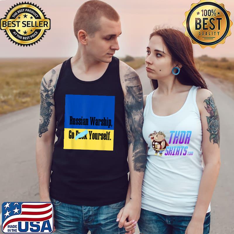 Russian warship go fuck yourself love Ukraine Tank Top