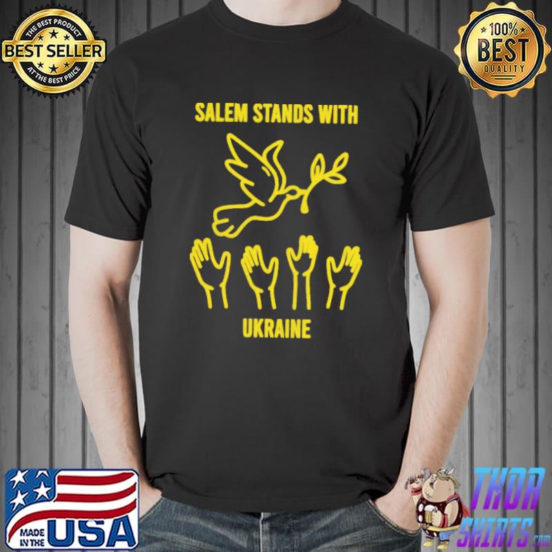 Salem stand with Ukraine shirt