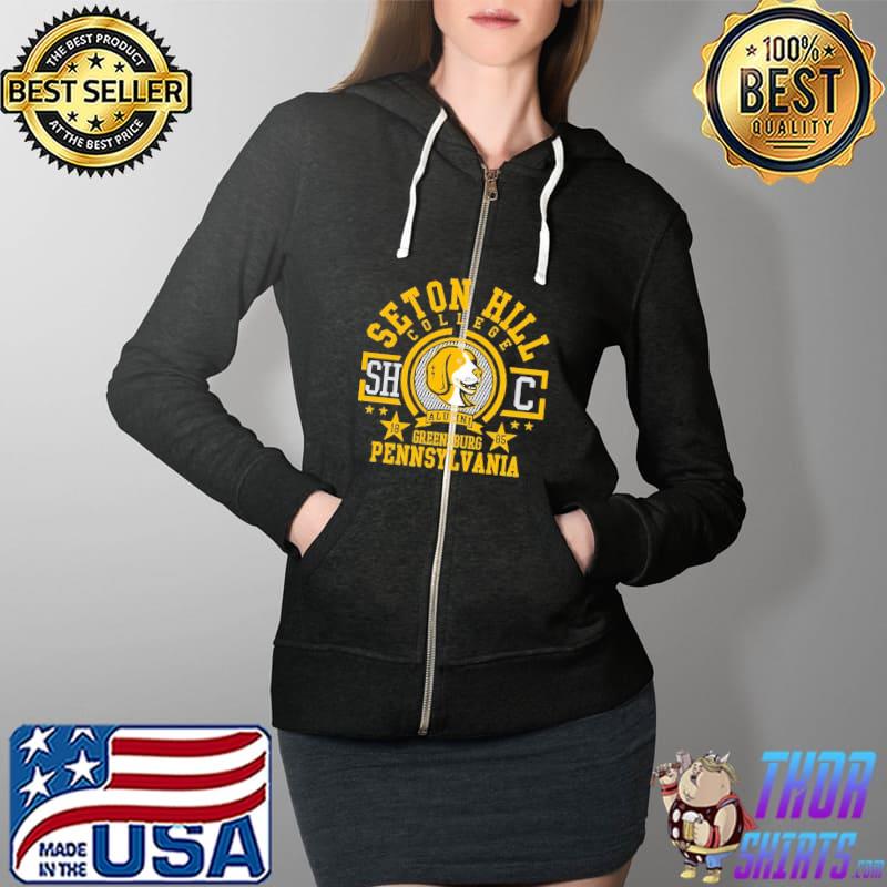 Seton Hill College Alumni Greensburg Pennsylvania 1885 SHC Shirt Full Zip Hooded