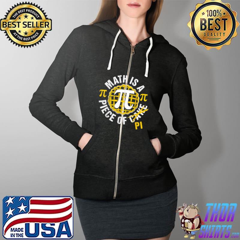 Simple Pi Symbol Shirt National Pi Day Gift T-Shirt Full Zip Hooded