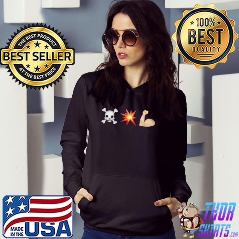 Skull Death By Emoji Shirt Hoodie