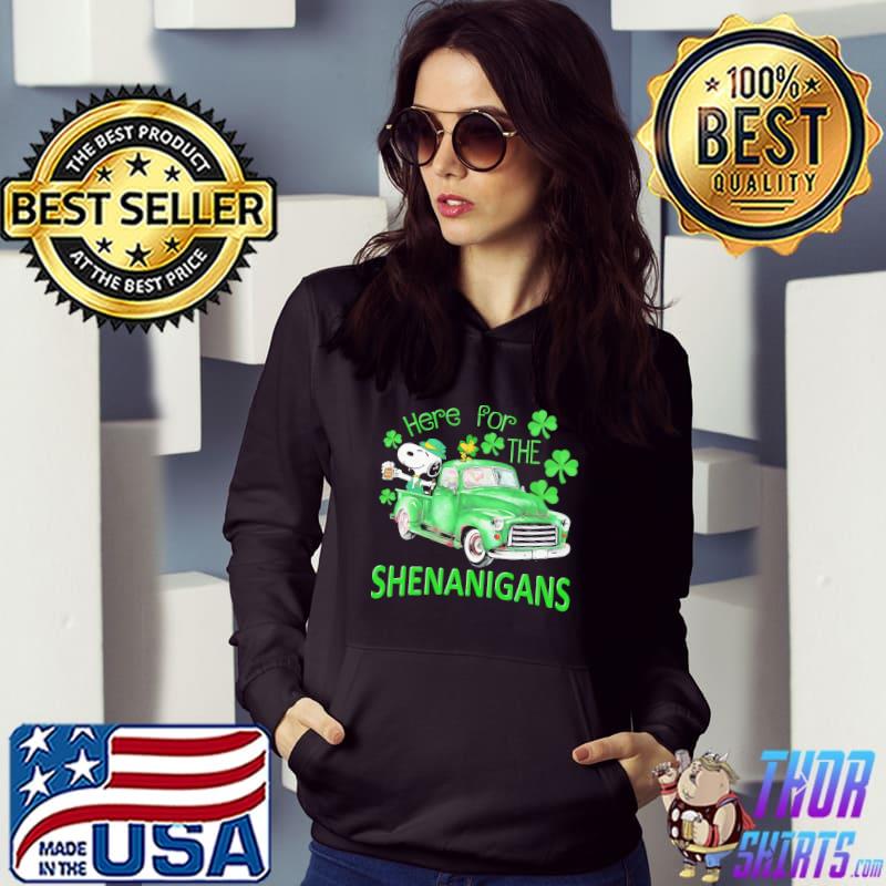 Snoopy car here for the shenanigans Hoodie