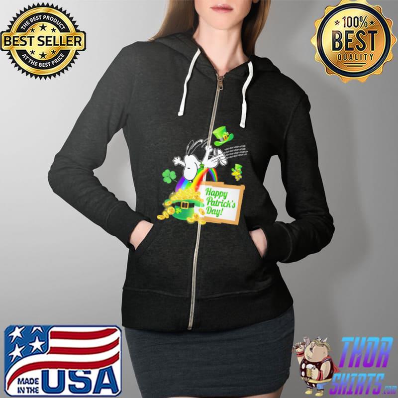 Snoopy happy patrick's day Full Zip Hooded