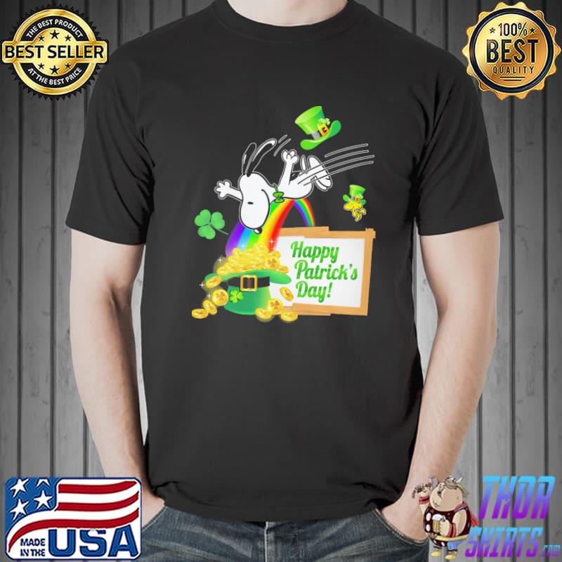 Snoopy happy patrick's day shirt