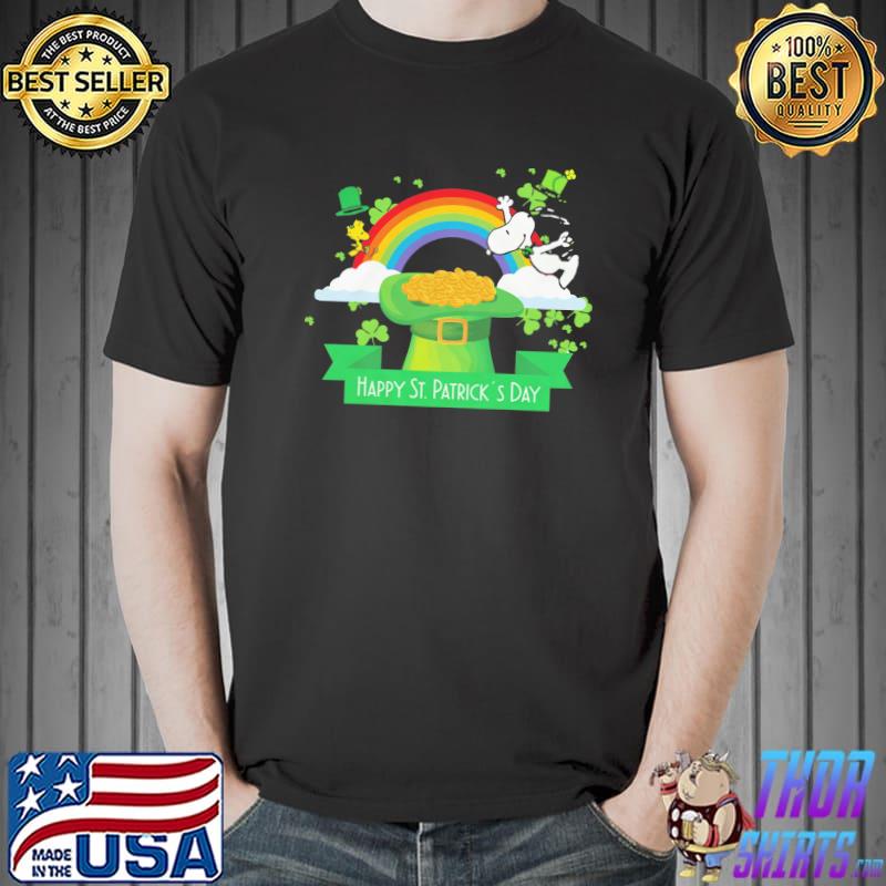 Snoopy rainbows happy st patrick's day Unisex