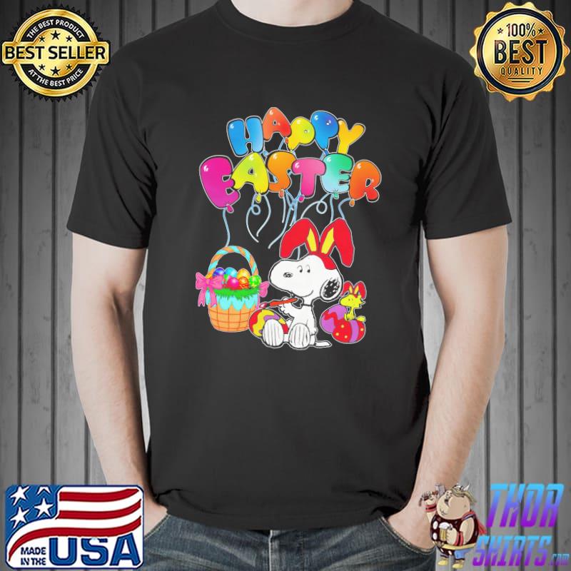 Snoopy woodstock balloons eggs happy easter Unisex