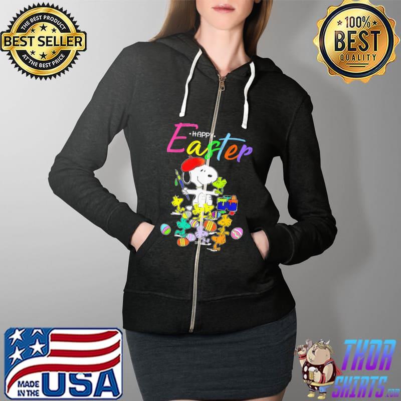 Snoopy woodstock Happy Easter art Full Zip Hooded