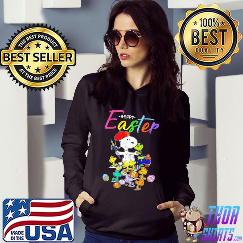 Snoopy woodstock Happy Easter art Hoodie