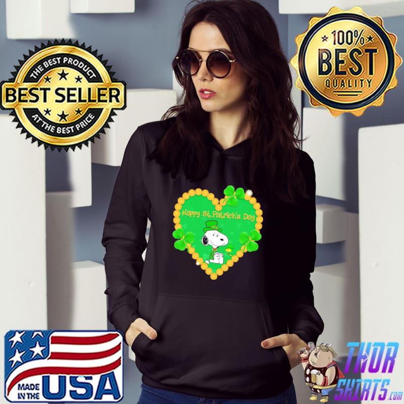 Snoopy woodstock Happy Saint Patrick's Day Shirt Hoodie