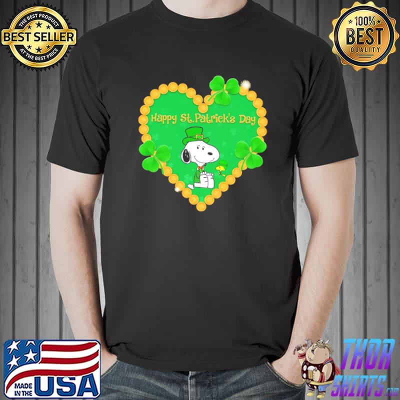 Snoopy woodstock Happy Saint Patrick's Day Shirt