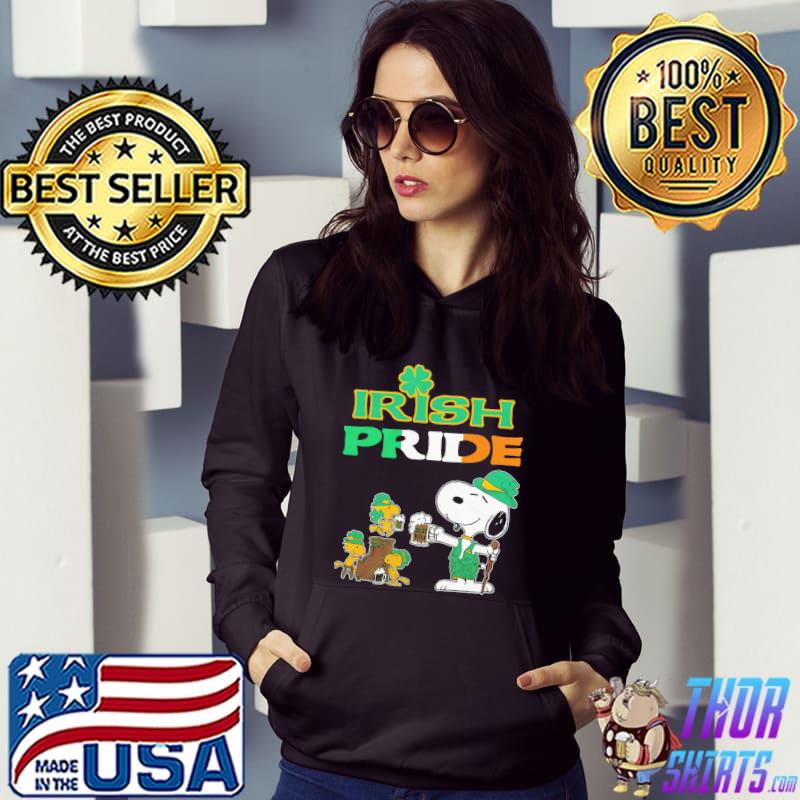 Snoopy woodstock irish pride Hoodie