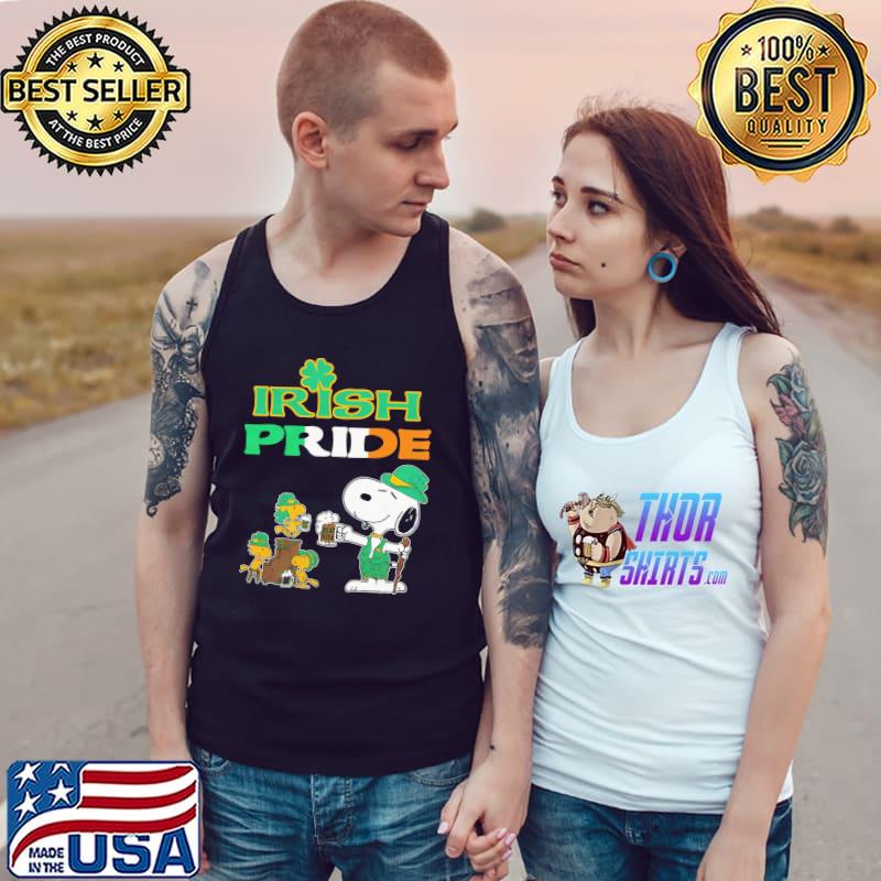 Snoopy woodstock irish pride Tank Top