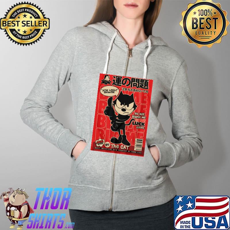 Sonic do not blame me for your luck issues the cat Full Zip Hooded
