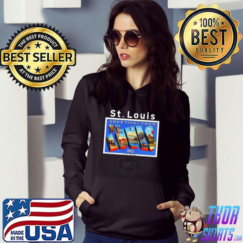 St. Louis Missouri MO Large Letter Postcard 2 Postmarked Premium T-Shirt