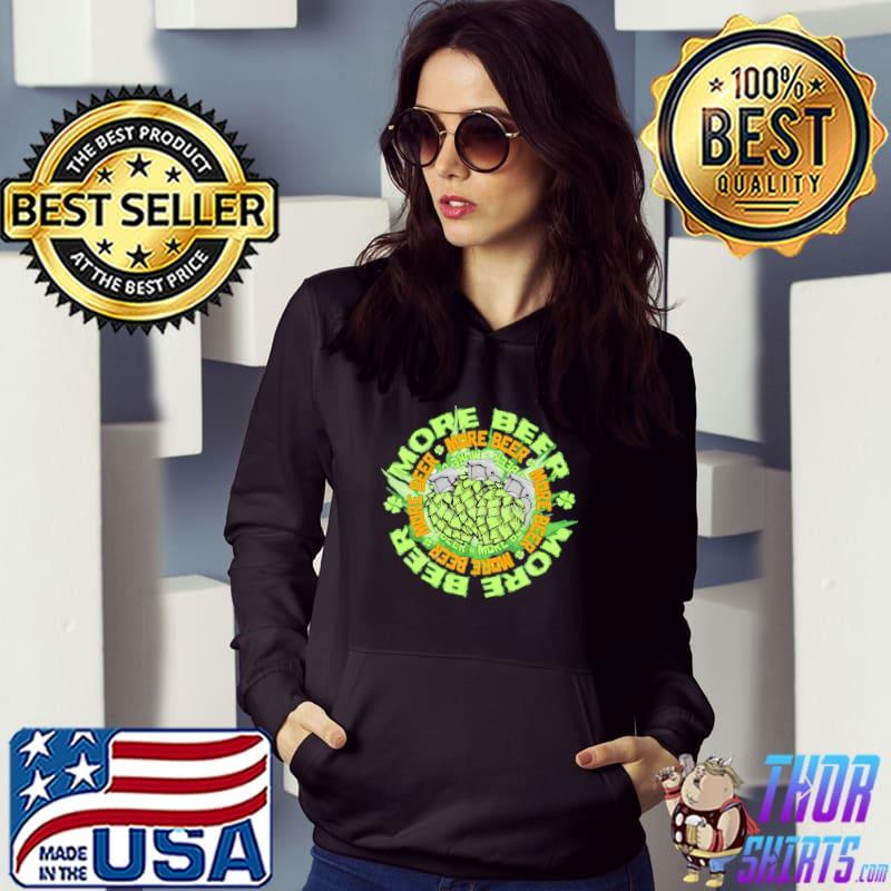 St. Patrick's Day More Beer Graphic Apparel shirt