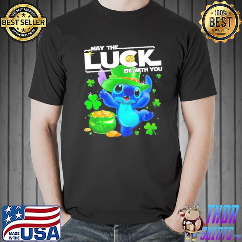 Stitch May The Luck Be With You Shirt Unisex