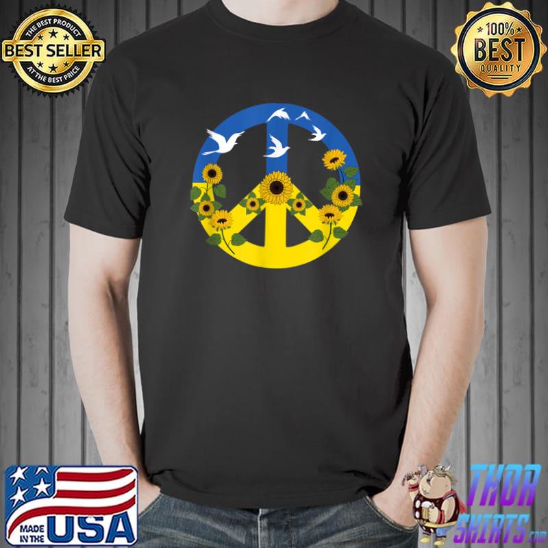 Sunflower Ukrainian Flag I Stand With Ukraine Ukraine Peace T-Shirt Unisex