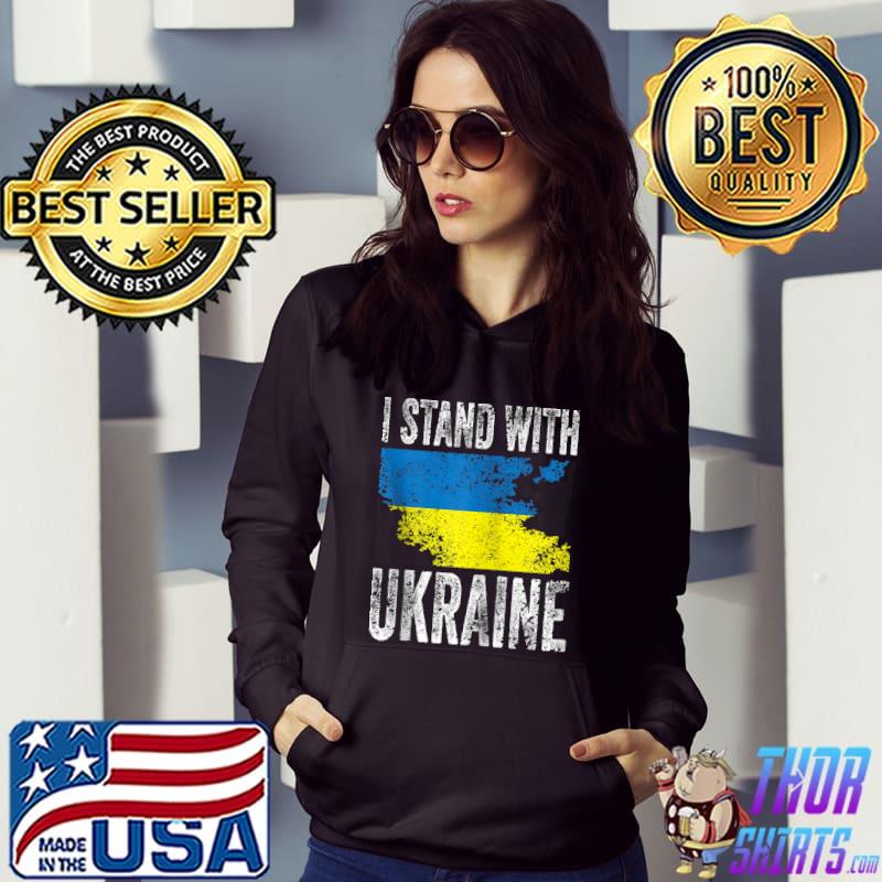 Support Ukraine I Stand With Ukraine Flag T-shirt