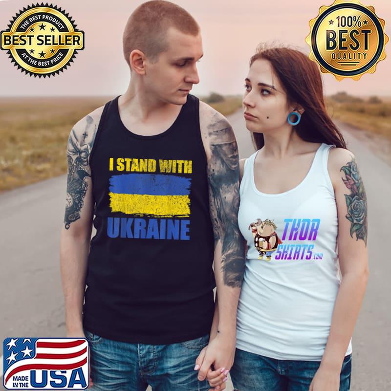 Support Ukraine I stand with Ukraine T-Shirt Tank Top