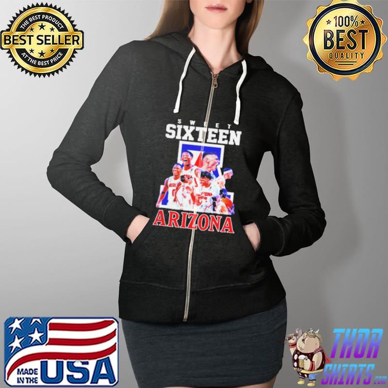 Sweet sixteen Arizona wildcats Full Zip Hooded
