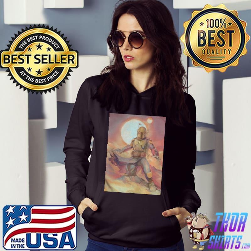 The book of boba fett portrait shirt