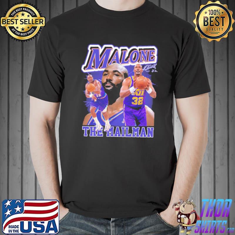 The mail man karl malone signature vintage retro Unisex