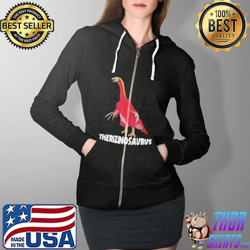 Therizinosaurus dinosaur design Full Zip Hooded
