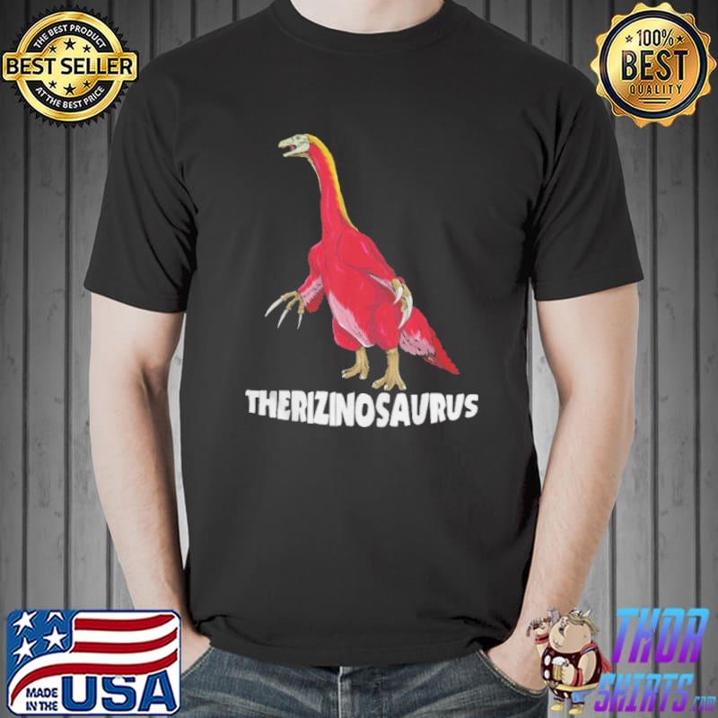 Therizinosaurus dinosaur design shirt