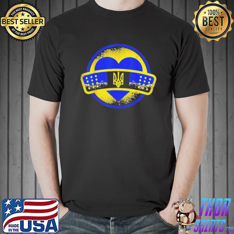 Ukraine flag ukrainian heart shirt
