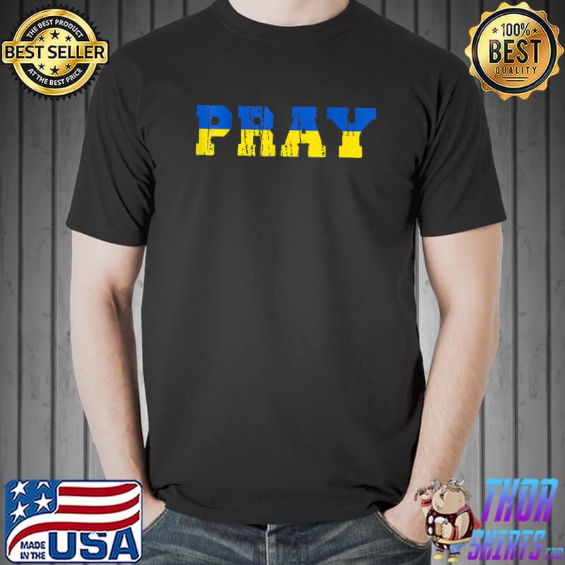 Ukraine Ukrainian Flag Pride Vintage T-Shirt Unisex