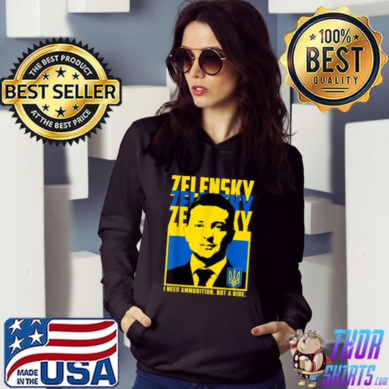 Volodymyr Zelensky T Shirt, Ukraine Ukrainian Flag Shirt T-Shirt
