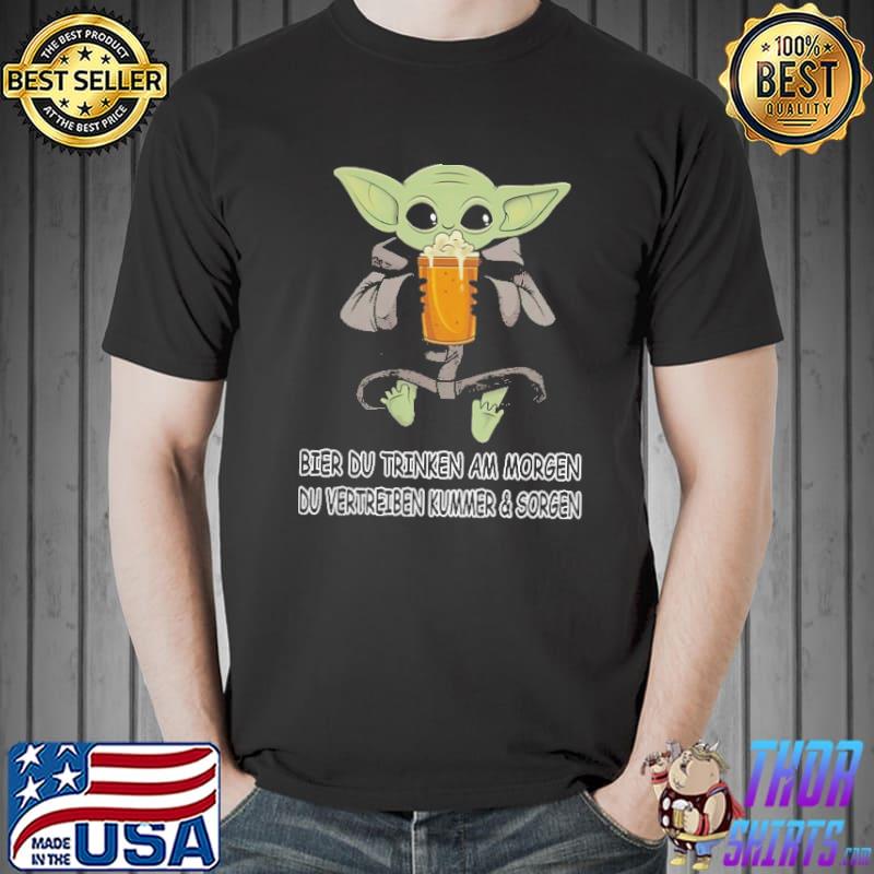 Yoda beer bier du trinken am morgen du vertreiben Kummer and Sorgen Unisex