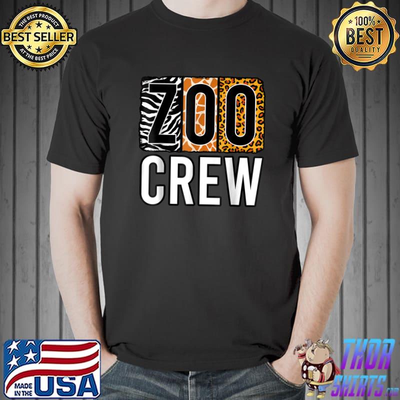 Zoo.Crew Zookeeper Costume Safari Wildlife.Animal Park T-Shirt Unisex