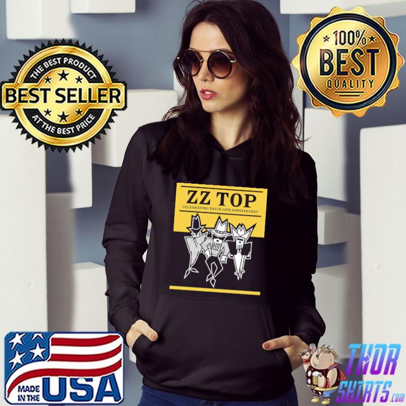 Zz top 2021 2022 tour album concert shirt