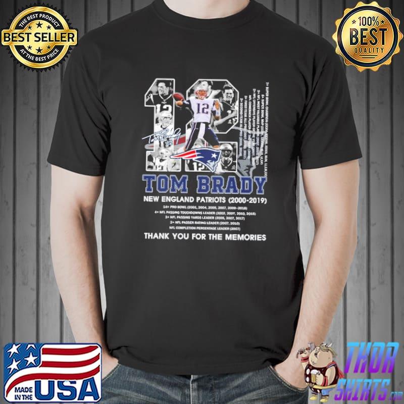 Shirts  Thank Memories 12 Tom Brady 22 Years T Shirt Shirt All