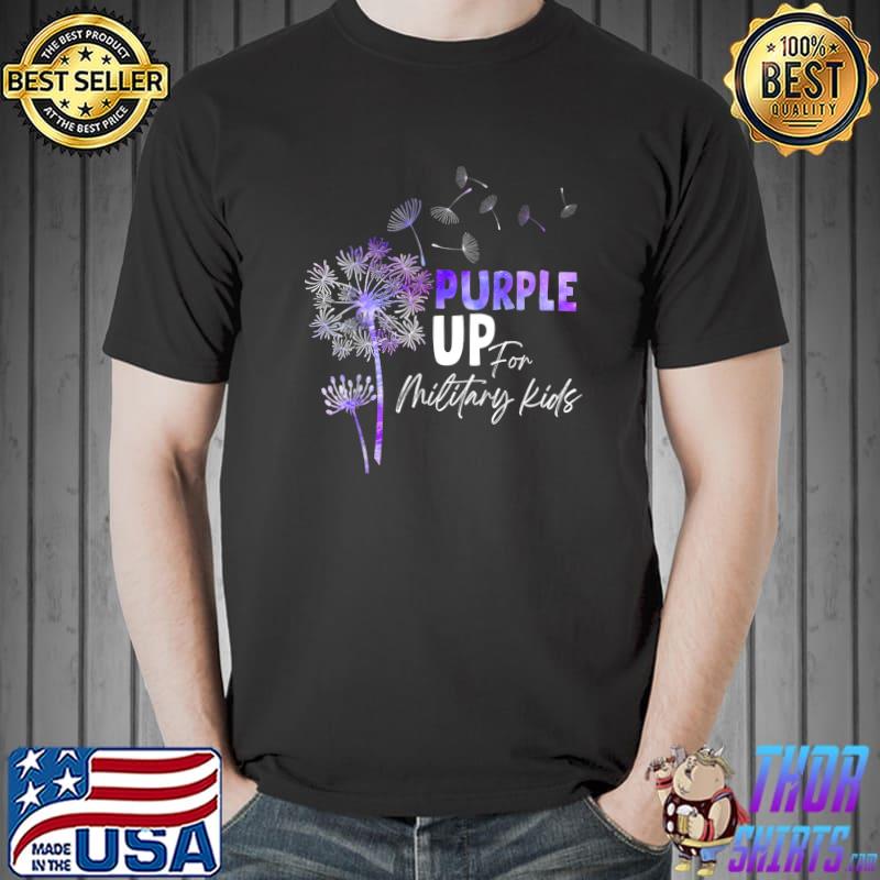 purple up for military child shirt