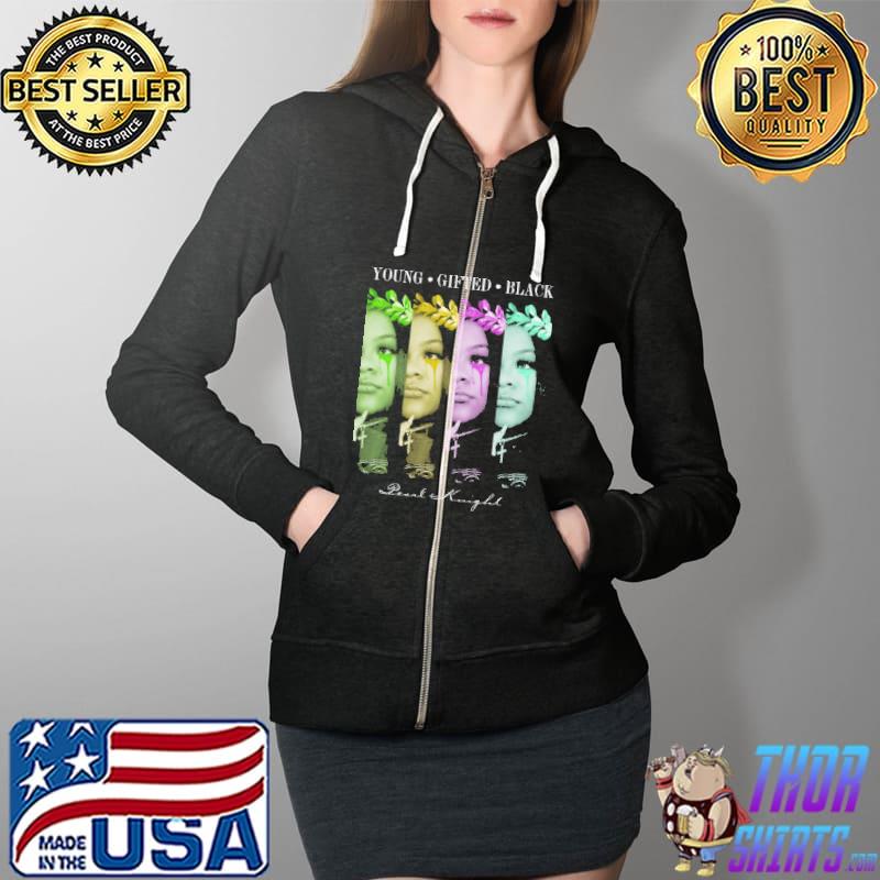 Young Gifted Black Pearl Knight Shirt Full Zip Hooded